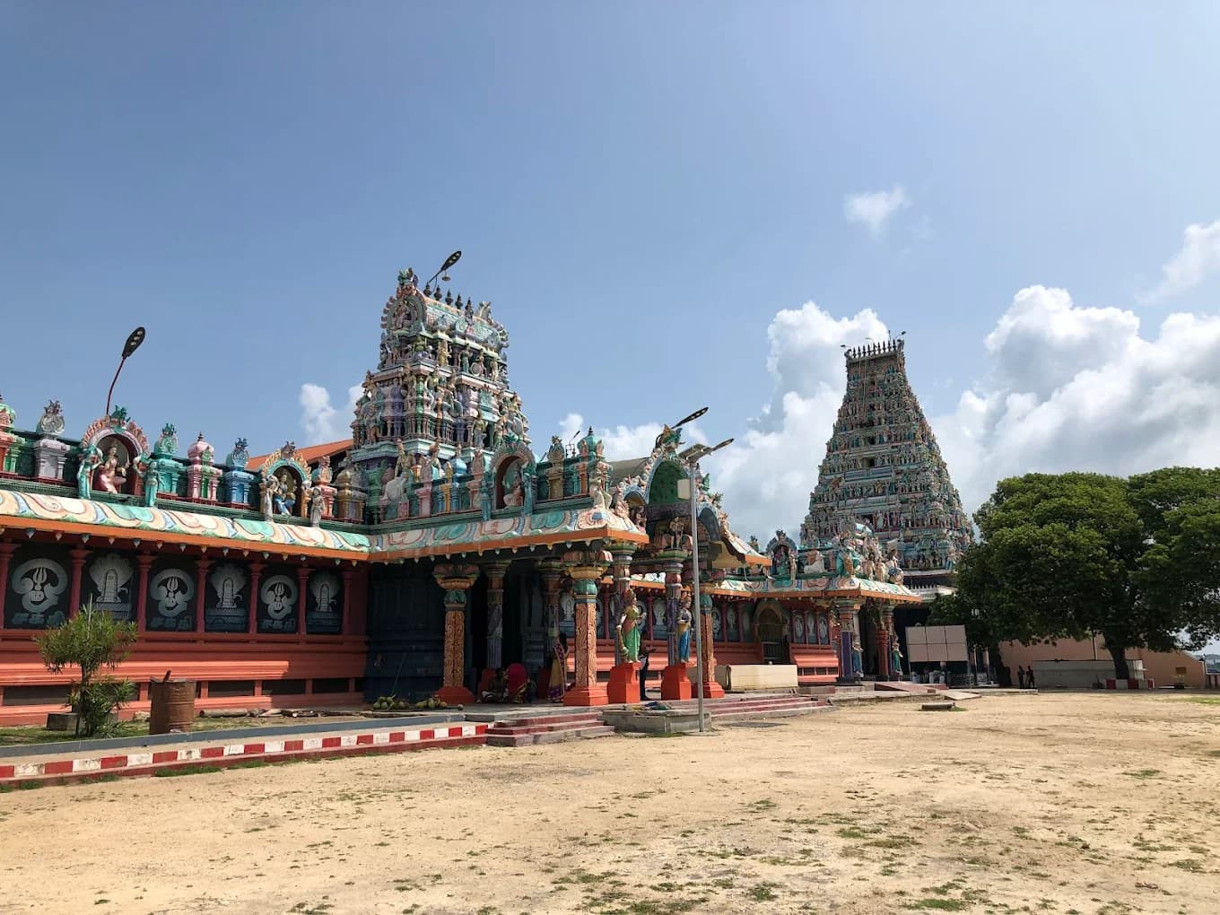 Scenic luxury travel image describing Nainativu Nagapooshani Amman Kovil - View 2