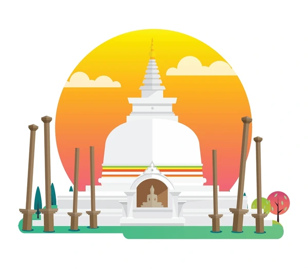 Buddhist Temple Sri Lanka