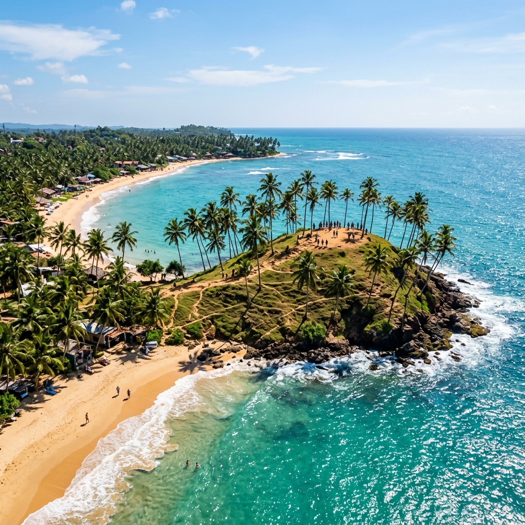 Mirissa Beach Palms